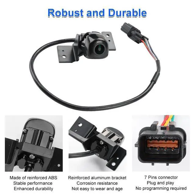 Alt view image 5 of 5 - JDMON Backup Camera Replacement for Hyundai Tucson 2016 2017 2018 2019 2020 Reverse Rear Park Assist Camera Replacement for 95760-D3000 95760D3000 95760-D3001 95760D3001 95760D3101 95760-D3101