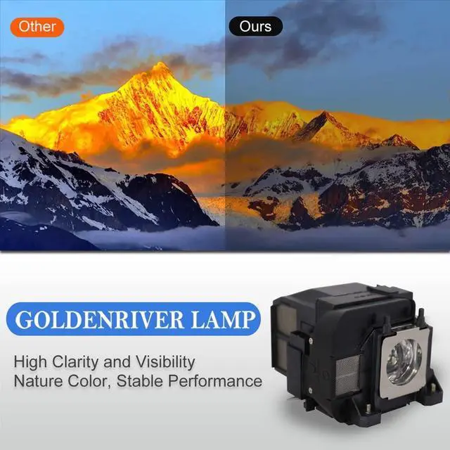 Alt view image 5 of 5 - GOLDENRIVER ELP75 V13H010L75 Premium Quality Replacement Projector Lamp with Housing Compatible with Powerlite 1940w 1945w 1950 1955 1960 1965