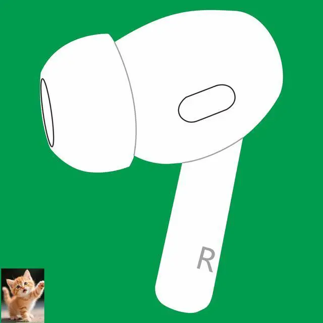 Alt view image 2 of 5 - Meenova OEM Right Earbuds Replacement for Pods Pro (2nd Generation) A3047, A3048, A3049, Genuine Single Right Ear Side Only, Compatible with Original Air Pro 2 A2968 Charging Case