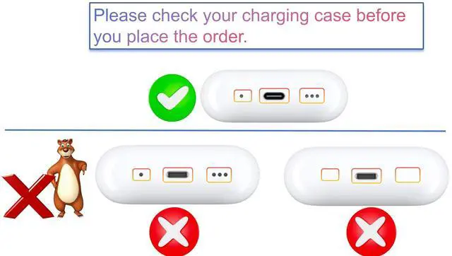 Alt view image 5 of 5 - Meenova OEM Right Earbuds Replacement for Pods Pro (2nd Generation) A3047, A3048, A3049, Genuine Single Right Ear Side Only, Compatible with Original Air Pro 2 A2968 Charging Case