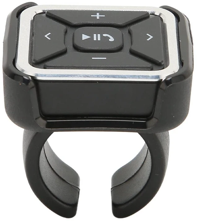 Alt view image 5 of 5 - Receiver Audio Adapter for Bike Motorcycle Car, Bluetooth Media forRiding Safety, IPX4 Remote Controller for Steering Wheel,