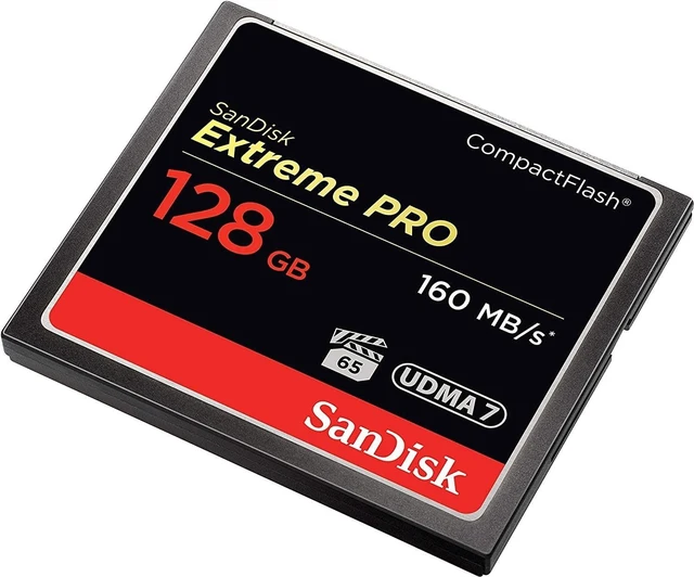 Alt view image 3 of 5 - SANDISK 128GB Extreme PRO CompactFlash Memory Card, UDMA 7