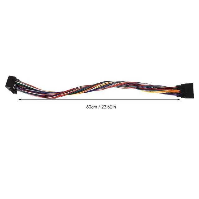 Alt view image 4 of 4 - Pq Extension Cable Pq Extension Adapter Car Wire Harness Car Adapter Cable Pq Extension Adapter Cable 40 Pins Universal Stable Performance Car Wire Harness 23cm / 9.06in (60cm)
