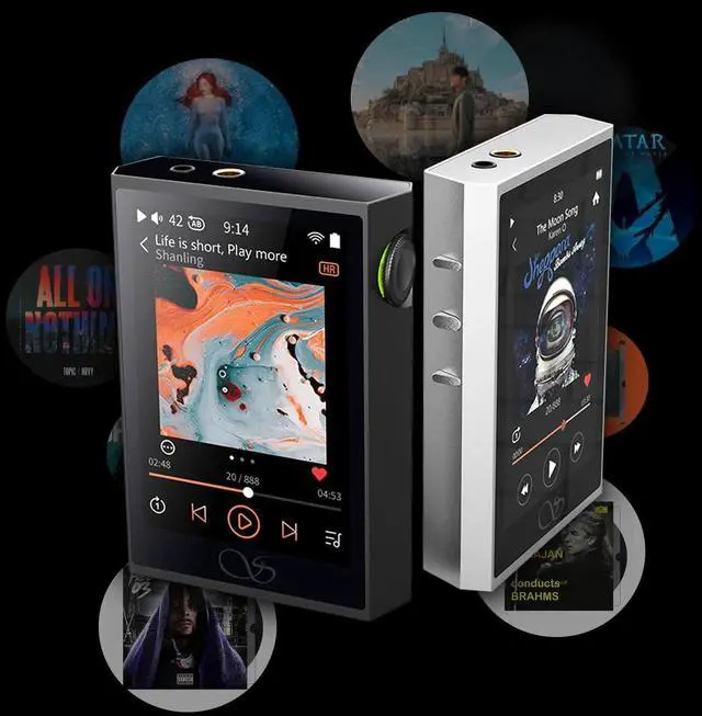 Alt view image 3 of 5 - SHANLING M1 Plus M1Plus Music Player Portable DAP with Bluetooth 5.2 LDAC/WiFi/DLNA/Airplay/Tidal Streaming, 3.2inch Mini Lossless DSD Hi-Res Compatible with 2TB Micro SD (Black)