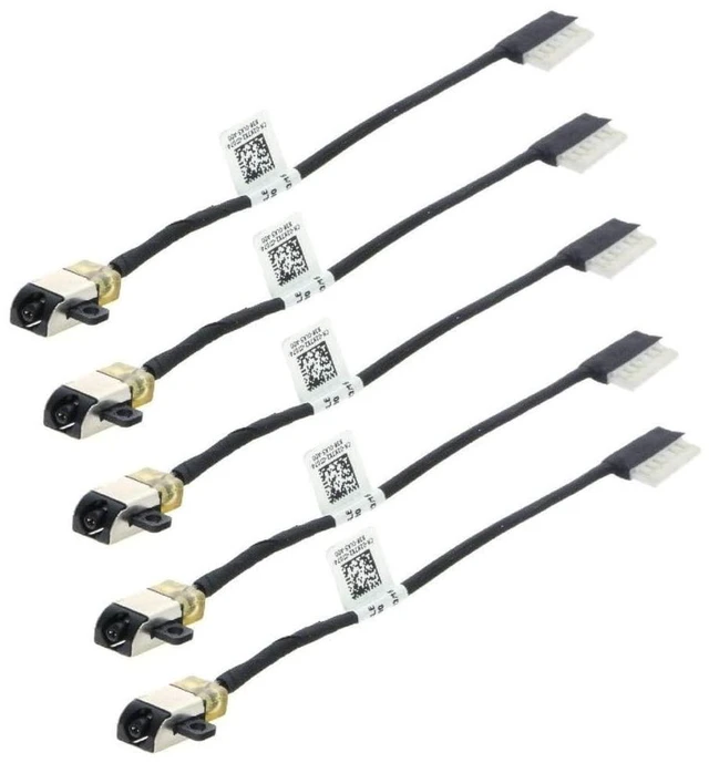 Main image of PHONSUN 5 x DC Power Jack Cable Charging Port Socket Plug for DELL Inspiron 15-5570 5575 P75F 17-5770 5775 P35E P35E001 P/N: DC301011B00 CN: 02K7X2 2K7X2 BAL70_DC_Cable