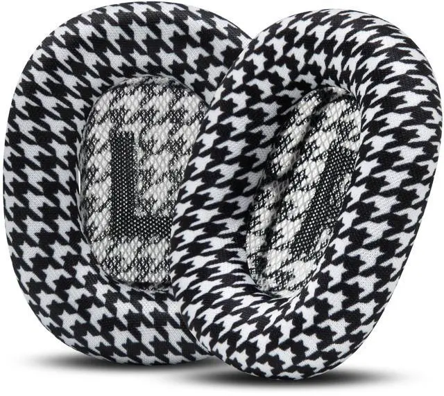 Main image of WC PadZ Max Ear Cushions Compatible with AirPods Max 1 & 2, Made by Wicked Cushions ^^ Soft Fabric, Enhanced Comfort & Unique Style ^^ Houndstooth