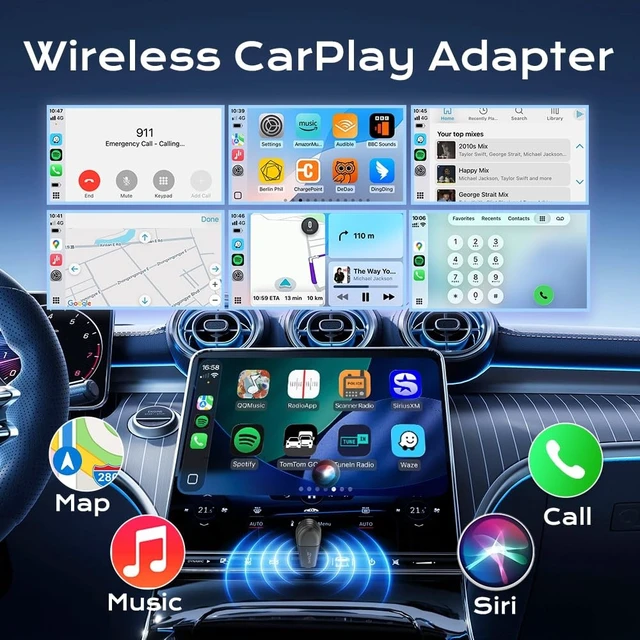 Alt view image 4 of 5 - Carlinkit MINI SE Wireless CarPlay Adapter (Compact Size)