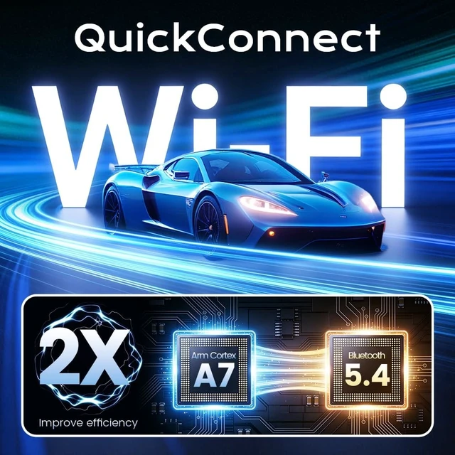 Alt view image 5 of 5 - Carlinkit MINI SE Wireless CarPlay Adapter (Compact Size)