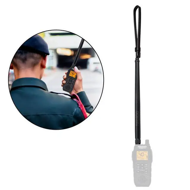 Alt view image 5 of 5 - TWAYRDIO 27MHz CB Radio Antenna for President Randy FCC Handheld CB Radio, 26inches Replacement Foldable Tactical Antenna with TNC Connector Compatible with President Randy II and Randy III
