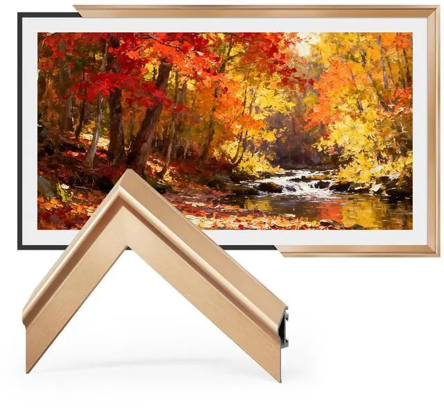Main image of VueFrame TV Frames 75 Deco Alloy Bezel Only for Samsung The Frame TV and Pro TVs, Modern & Minimalist Styles from TV to Art, Interchangeable Bezels for Home Decor, Easy Installation (Fits 2021-2
