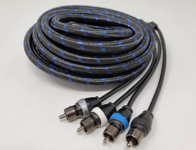 Main image of Sky High Car Audio 4-Channel Triple Shielded RCA - 18ft