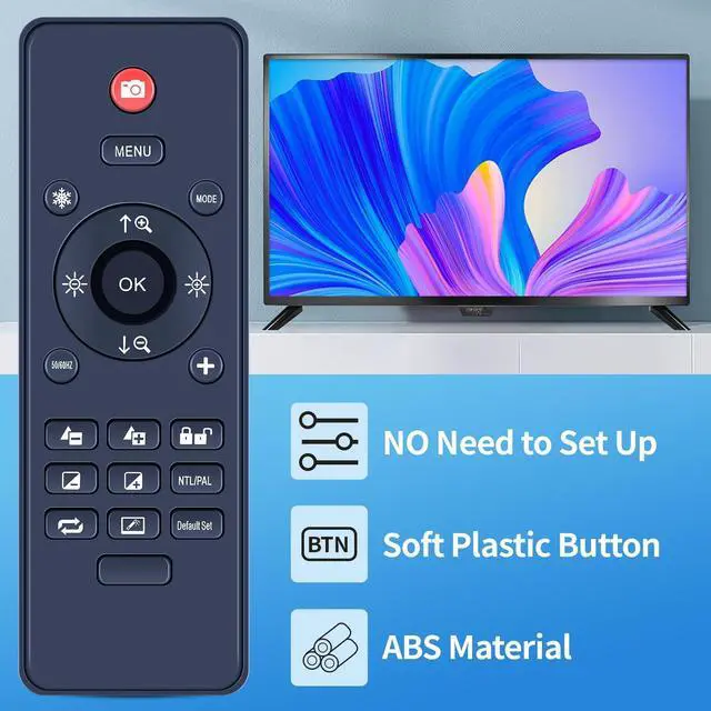 Alt view image 3 of 5 - RETROSUN Replacement Remote Control Compatible with Andonstar 10.1 Inch LCD Digital Microscope AD210 AD210S-Pro