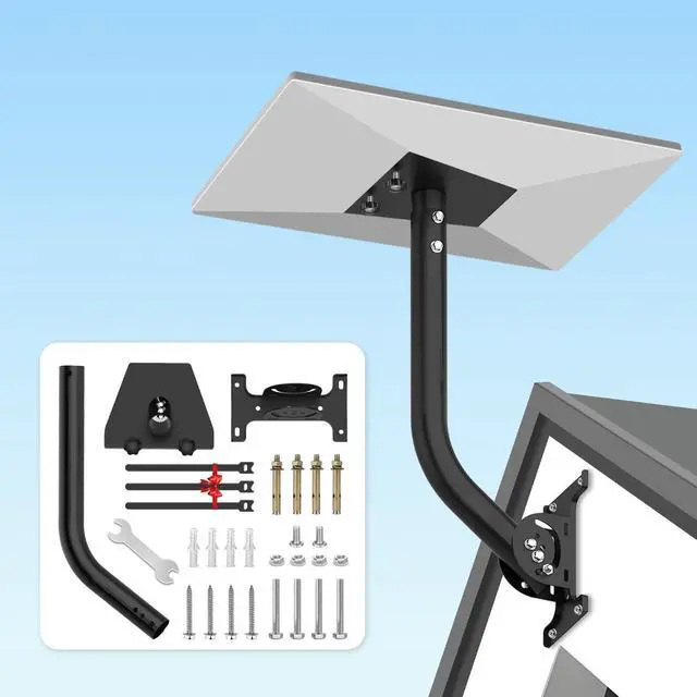 Main image of Mount for Starlink Gen 3 V3 Wall Mount 19" Adjustable Gen 3 Mounting Kit Upgraded Mounting Bracket for Internet Satellite Dish