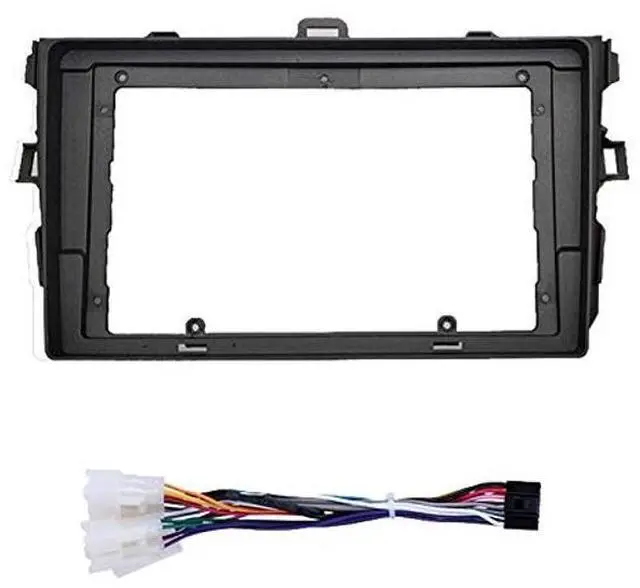 Main image of Fits for Toyota Corolla 2006-2012 Car Radio Stereo Fascia Frame Double DIN 9 inch Dash Installation Mounting Kit