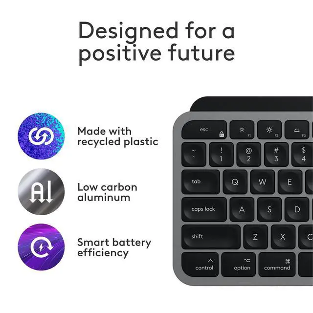 Alt view image 5 of 5 - Logitech MX Keys S for Mac