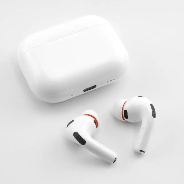 Alt view image 4 of 5 - NANLANFAN Replacement Memory Foam Ear Tips for AirPods Pro 3 Silicone Shield, Ultimate Comfort, 3 Pairs (White, Large)