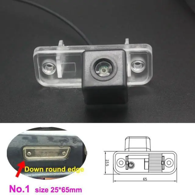 Alt view image 4 of 5 - Car Backup Camera, Waterproof Rear-View License Plate Light Reverse Parking Camera for Mercedes-Benz E-Klasse E320/T-model S211/C-Klasse W203/SLK R171 Cabriolet/W211 Limo/W300/CLS Klasse C219 W219