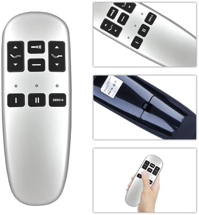 Alt view image 5 of 5 - PZL RF373E Replacement Remote Control Compatible with Ergomotion JLDK 28.10.07 Adjustable Bed