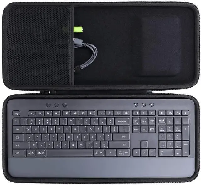 Main image of co2CREA Hard Case Replacement for Logitech Signature K650 Comfort Full-Size Wireless Keyboard (Graphite Case)
