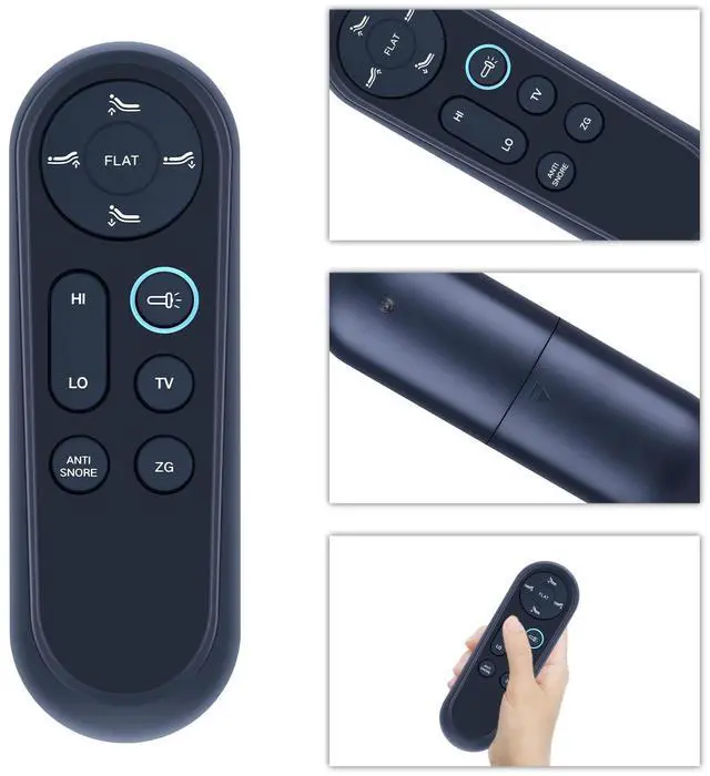 Alt view image 2 of 5 - HZIME New Replacement Remote Control Compatible for Boyd Sleep Full Body Incline Adjustable Bed NB803INC1QN
