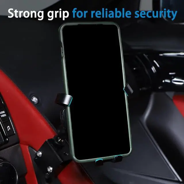 Alt view image 5 of 5 - JONKOKO Car Central Control Armrest Car Phone Mount for Jaguar F-Type 2013-2024 Auto Mobile Phone Holder Accessories (Style F)