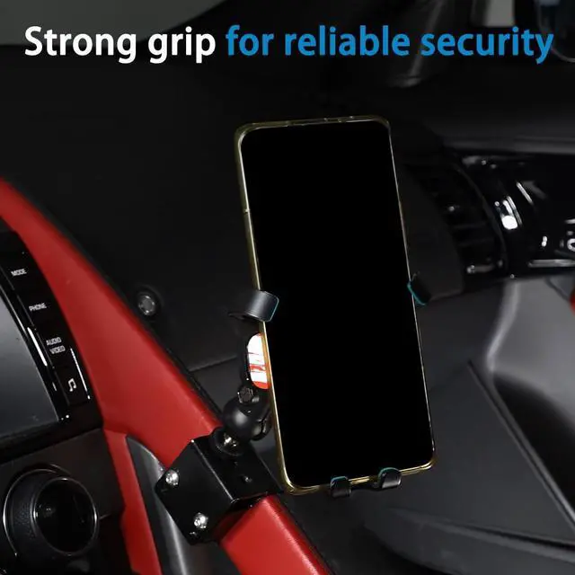 Alt view image 5 of 5 - JONKOKO Car Central Control Armrest Car Phone Mount for Jaguar F-Type 2013-2026 Auto Mobile Phone Holder Accessories (Style H)