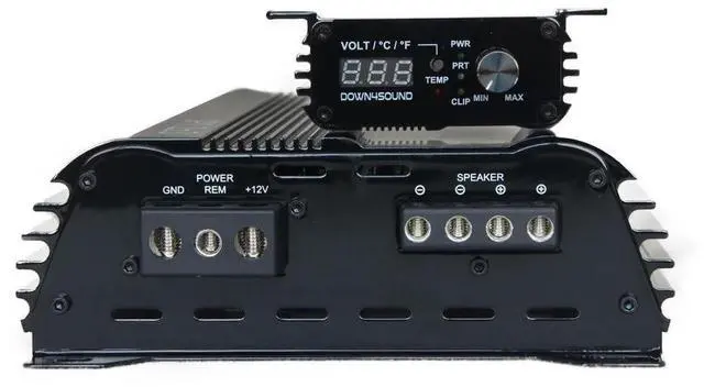 Alt view image 4 of 4 - DOWN4SOUND JP1.2Z3 Black Gloss ^^ 1200W RMS - 4 2 1 Any-OHM Amplifier