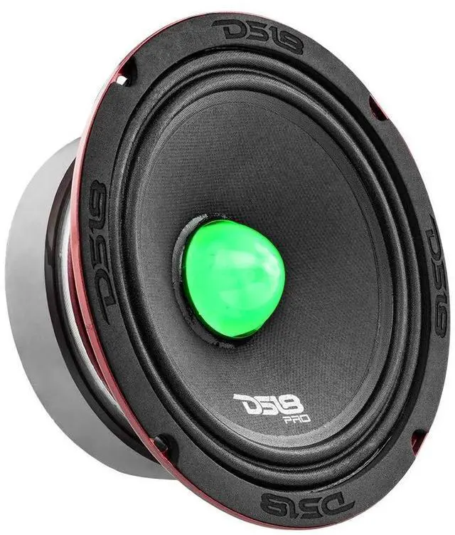 Main image of DS18 PRO-X8.4BMRGB Loudspeaker with RGB Light Bullet - 8", Midrange, 550W Max, 275W RMS, 4 Ohms - Premium Quality Audio Door Speakers for Car or Truck Stereo Sound System (1 Speaker), Black