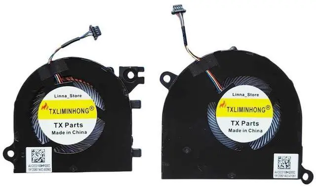 Main image of TXLIMINHONG New CPU and GPU Cooling Fan for Lenovo Yoga S940-14IWL S940-14IIL 81Q8 S940 5F10S13883 5H40S19975 BAPB0404R5HY001 023100HP0002 BAPD0504R5HY001 023100HQ0002 DC5V 0.5A