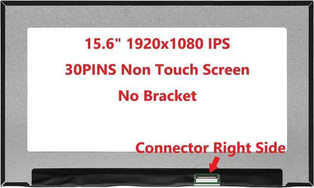 Alt view image 3 of 5 - FULLCOM New LCD Replacement Screen FHD 1920x1080 (Non Touch) 15.6 Inch 30 Pin Matte for HP P/N M22912-001 for Laptop/Display/Screen/LCD Application