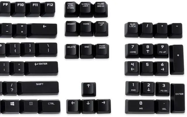 Alt view image 3 of 5 - HUYUN A Full Set 104-key keycaps Replacement for logit G610 Mechanical Keyboard