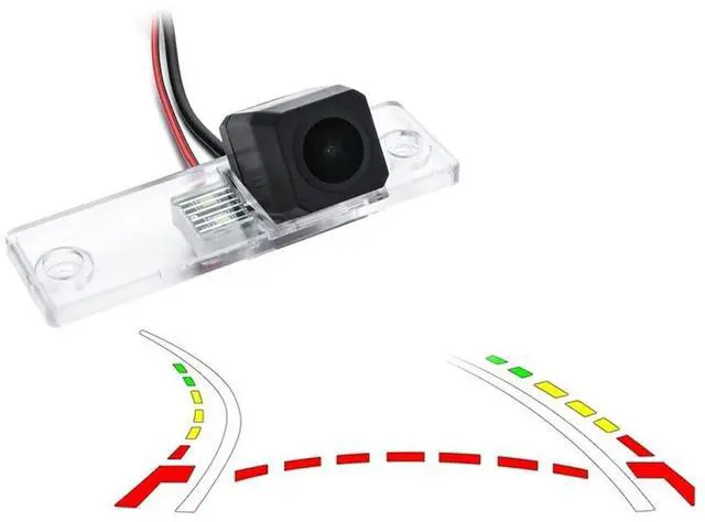 Main image of Vlicevrn HD Fisheye Vehicle Car Rear View Camera Night Vision Backup Parking Camera for Toyota 4Runner N210 MK4 / Hilux Surf N210 / SW4 N210 MK4 / Fortuner/Innova (Full Dynamic)