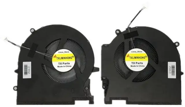 Alt view image 2 of 2 - TXLIMINHONG Compatible CPU GPU Cooling Fan for HP OMEN 17 17-CK Plus 17-ck0054TX Series TPN-Q266 EG75091S1-C010-S9A M78888-001 EG75091S1-C020-S9A EG75091S1-C180-S9A M78889-001 DC12V