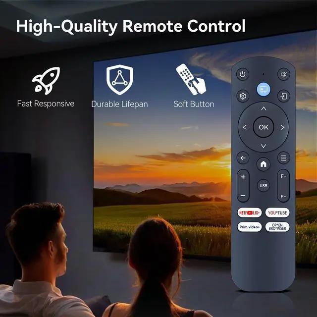 Alt view image 4 of 5 - HZIME New Replacement Remote Control Compatible for iWIMIUS S29, for TOPTRO TP1 Projector