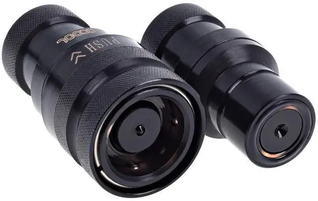 Alt view image 5 of 5 - Alphacool G1/4" Eiszapfen HF Quick Release Connector Kit, Deep Black