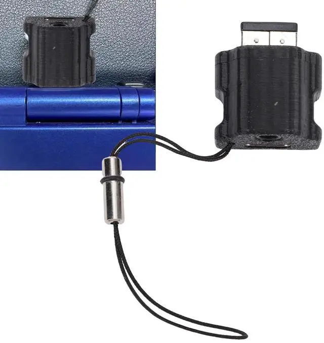 Alt view image 3 of 5 - ASHATA USB C Charging Adapter for GBA SP Game Console, 3.5mm Type C Adapter Converter for GBA SP Consoles Charging Cable, with Anti Loss Hanging Rope (Black)