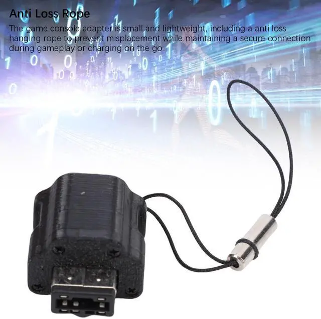 Alt view image 5 of 5 - ASHATA USB C Charging Adapter for GBA SP Game Console, 3.5mm Type C Adapter Converter for GBA SP Consoles Charging Cable, with Anti Loss Hanging Rope (Black)