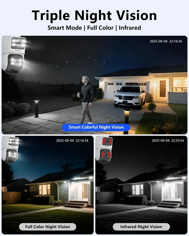 Alt view image 5 of 5 - 4K Wired Security Camera System, Home POE Video Surveillance Systems