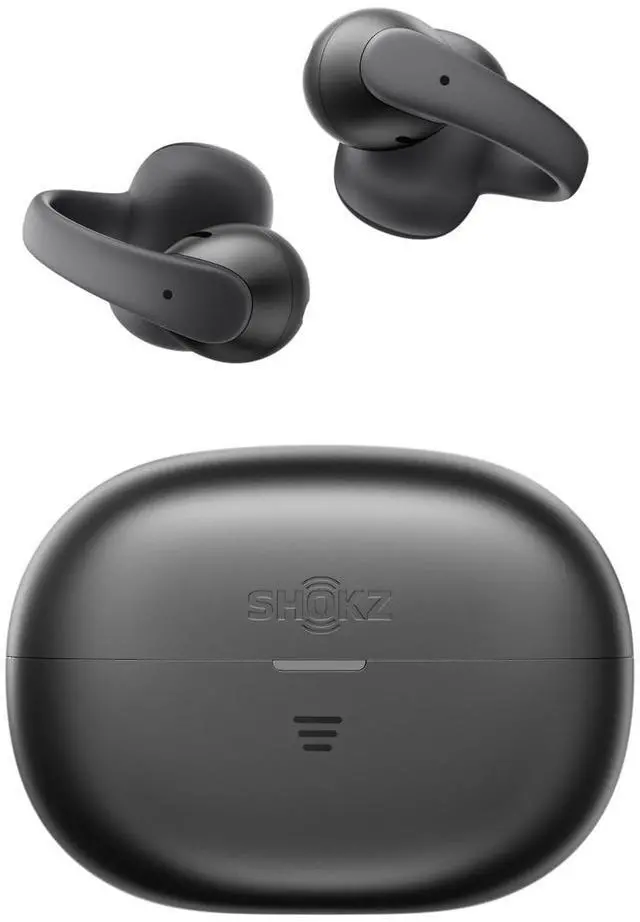 Main image of SHOKZ OpenDots Air - Open-Ear, Clip-On Earbuds - Bluetooth 6.1, Up to 36 Hours of Listening, Interchangeable Earbuds, Touch Controls, Dual AI Noise-Canceling Microphones, IP55, Bassphere Technology