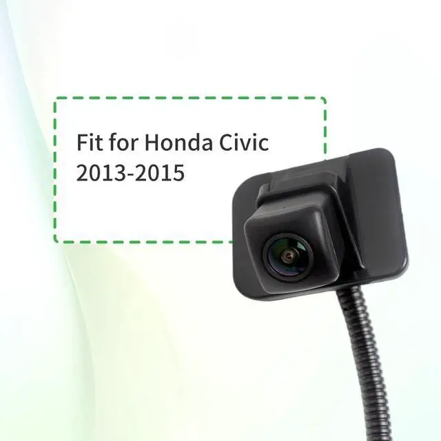 Alt view image 4 of 5 - Qrstvyun Rear View Backup Camera Fit for Honda Civic 2013 2014 2015, Reverse Backup Camera Park Assist Camera Replace 39530-TR3-A51