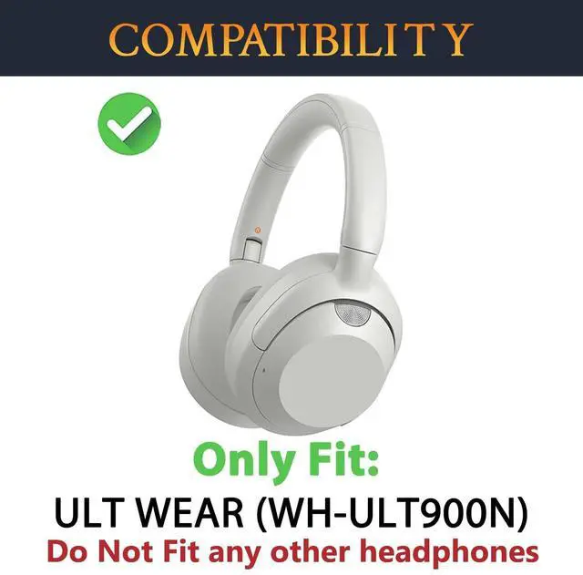 Alt view image 2 of 5 - SOULWIT Headband Side Cover Slider Outer & Inner for Sony ULT WEAR/WH-ULT900N (WHULT900N) Over-Ear Noise Canceling Bluetooth Headphones, Replacement Head Band Repair Part Accessories Kit - Off White