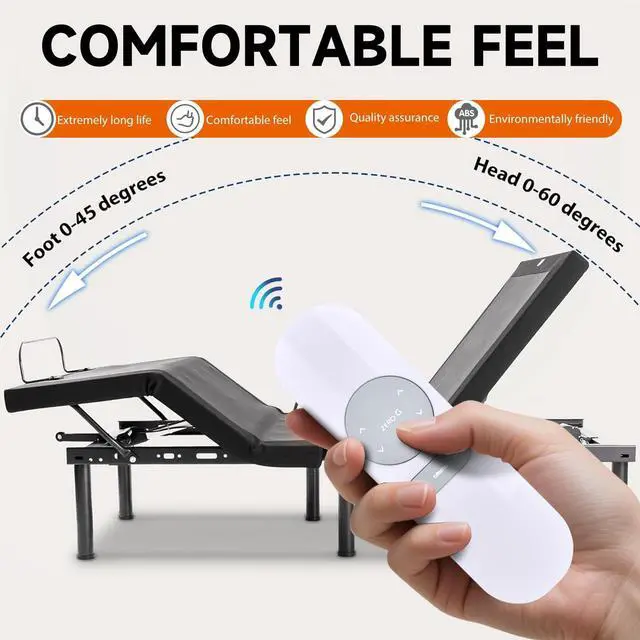 Alt view image 2 of 5 - MOVHEIYL RF366B Replacement Remote Control for MIO Zero-G Sleep Tight Bedding JLDK.32.02.11 RF366B Adjustable Base