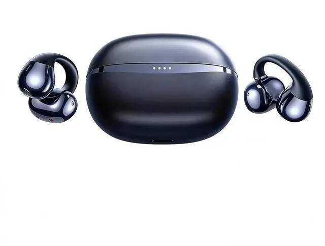 Main image of Kncfoeb AI True Open Ear Earbuds Wireless Bluetooth Open Ear Headphones, Lightweight Clip on Earbuds 45H Playtime ENC Clip on Headphones, Over Ear Buds with Waterproof Fit Sport, Running, Worko