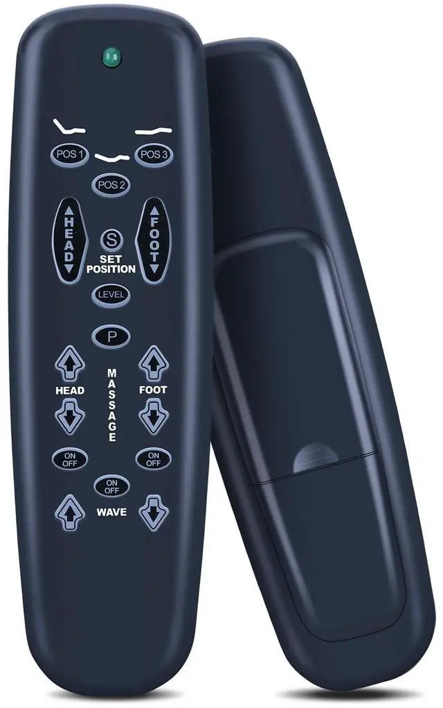 Main image of WKOLF Universal Adjustable Bed Replacement Remote HB310 for Leggett & Platt Basis C3, Lifestyles S-Cape E95, Fits for Tempurpedic Ergo Raven E95 (New 2020 Black Version)