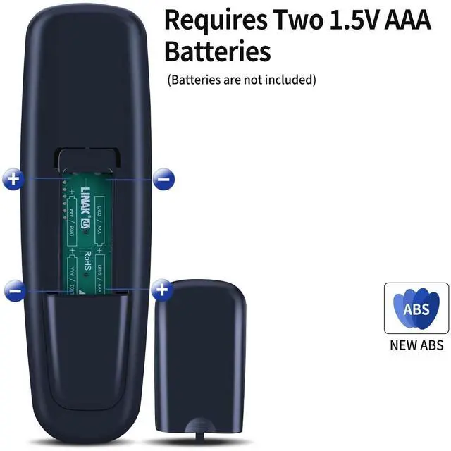 Alt view image 2 of 4 - WKOLF Universal Adjustable Bed Replacement Remote HB310 for Leggett & Platt Basis C3, Lifestyles S-Cape E95, Fits for Tempurpedic Ergo Raven E95 (New 2020 Black Version)