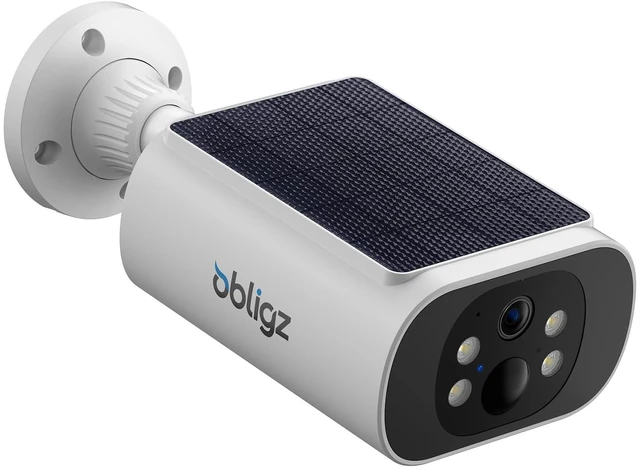 Main image of obligz 4MP Solar Security Cameras Wireless Outdoor, 2Mins DIY Installation