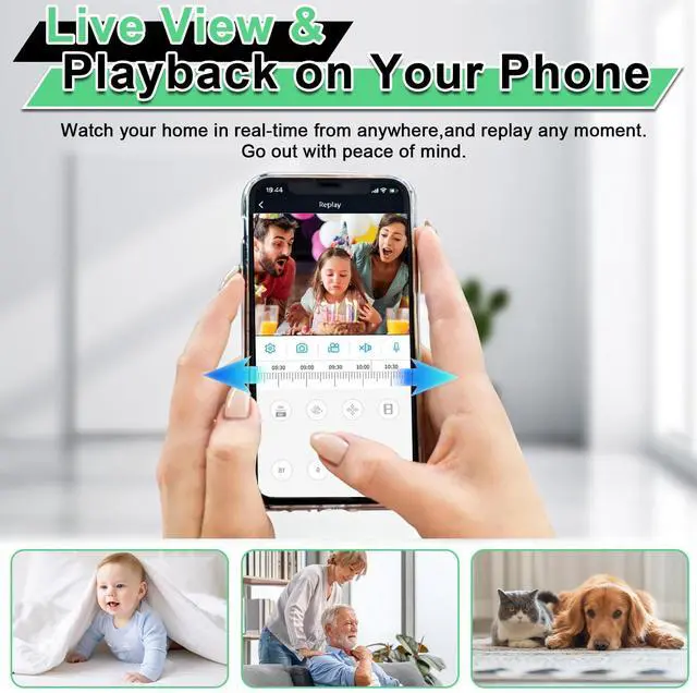 Alt view image 3 of 5 - Tauboly WiFi Hidden Camera with APP Control, Spy Cam with Motion Detection, Indoor Security Camera for Home/Offices and Hotels