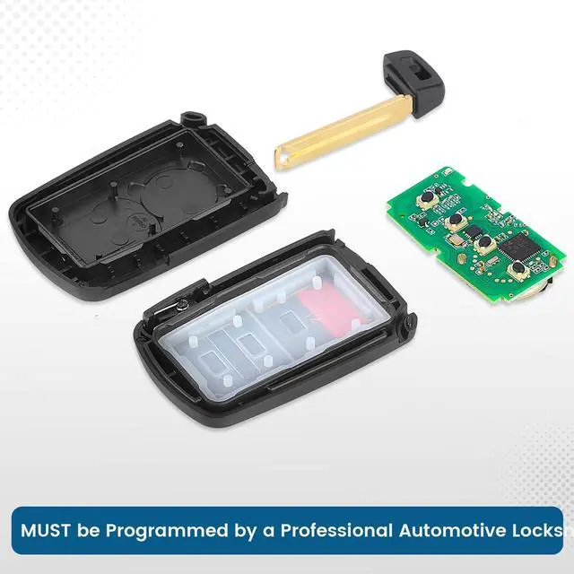 Alt view image 4 of 5 - Keyecu Replacement Smart Remote Car Key Fob for Toyota RAV4 2013-2018 HYQ14FBA 281451-0020G 89904-0R080 89904-42070 314.3MHz 4Buttons