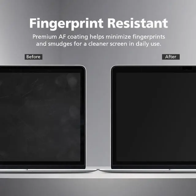 Alt view image 5 of 5 - Diacube 2-Pack Anti-Glare (Matte) Screen Protector for MacBook Air 13.6 inch M5/M4 2026/2025 ^^ Anti-Fingerprint ^^ Reducing Eye Fatigue with Blue Light Blocking Filter