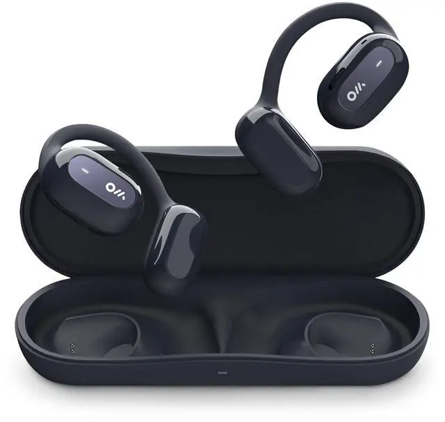 Main image of Oladance OWS2 Open Ear Wireless Headphones, Memory Titanium Frame, Virtual Bass 2.0, 16.5mm Drivers, 19H Battery, IPX4 Waterproof, Touch Controls, Bluetooth 5.3, Multi-Point Pairing (Blue)